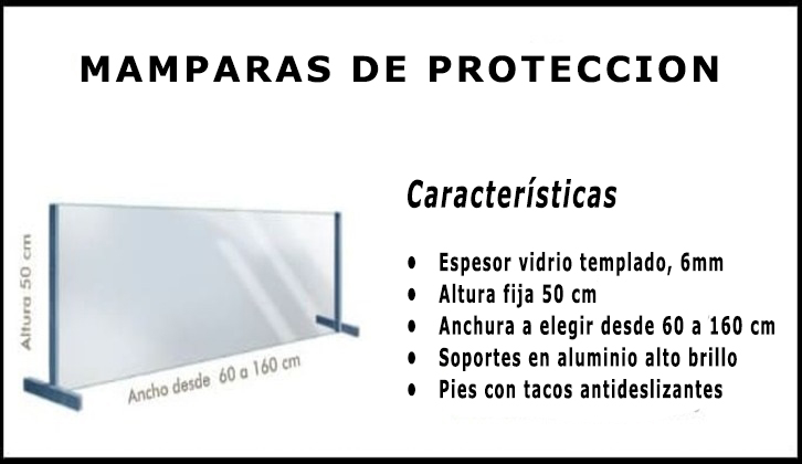 mampara protectora coronavirus